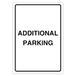 V Safety Extra Parking 210 x 297 mm (A4) - 3 mm aluminium composiet veiligheidsteken