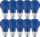 Osram 10 x LED Leuchtmittel Star Classic A Decor Birne 1,6W E27 136lm 9000K Blau
