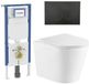 Geberit QeramiQ Dely Toiletset - Mat Zwart