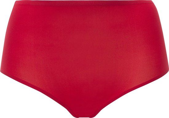 Chantelle Soft Stretch High Waist Brief - Red - One Size