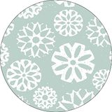 Bonateks Ronde digitaal bedrukte muismat, antislip onderkant, voor kantoor en thuis, diameter: 22 cm