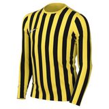 Nike Uniseks-Kind Top Met Lange Mouwen Y Nk Df Strp Dvsn Iv Jsy Ls, Tour Yellow/Zwart/Wit, CW3825-719, XL