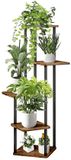 Merkloos Relaxdays Plantenstandaard binnen - 107x58x58 cm - tot 20 kg - industrieel