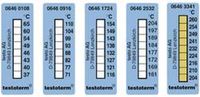 Testo testoterm Temperatuurmeetstrip 204 tot 260 °C Inhoud 10 stuk(s)