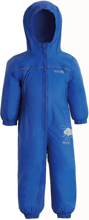 Regatta Puddle IV Kinder regenpak blauw 92 jongens