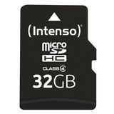 Intenso Carte mémoire MicroSDHC 32 Go Classe 4 avec adaptateur SD