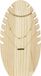 LYVION Sieraden standaard - Bladvorm - Sieradenrekje - Decoratieve accessoires - Voor kettingen - Voor armbanden - Hout - 10 x 17,5 x 33,5 cm