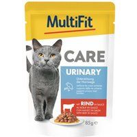 MultiFit Care Urinary natvoer voor volwassen katten Rund 96x85 g