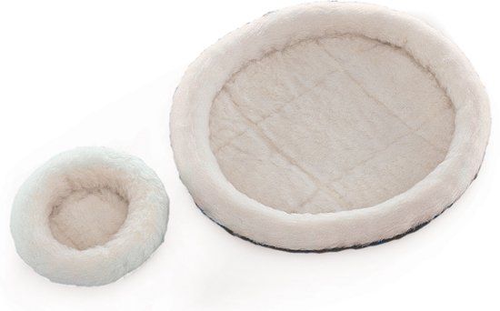 Nobby lambskin bedje knaagdier extra zacht wit 30 x 26 cm - 1 st