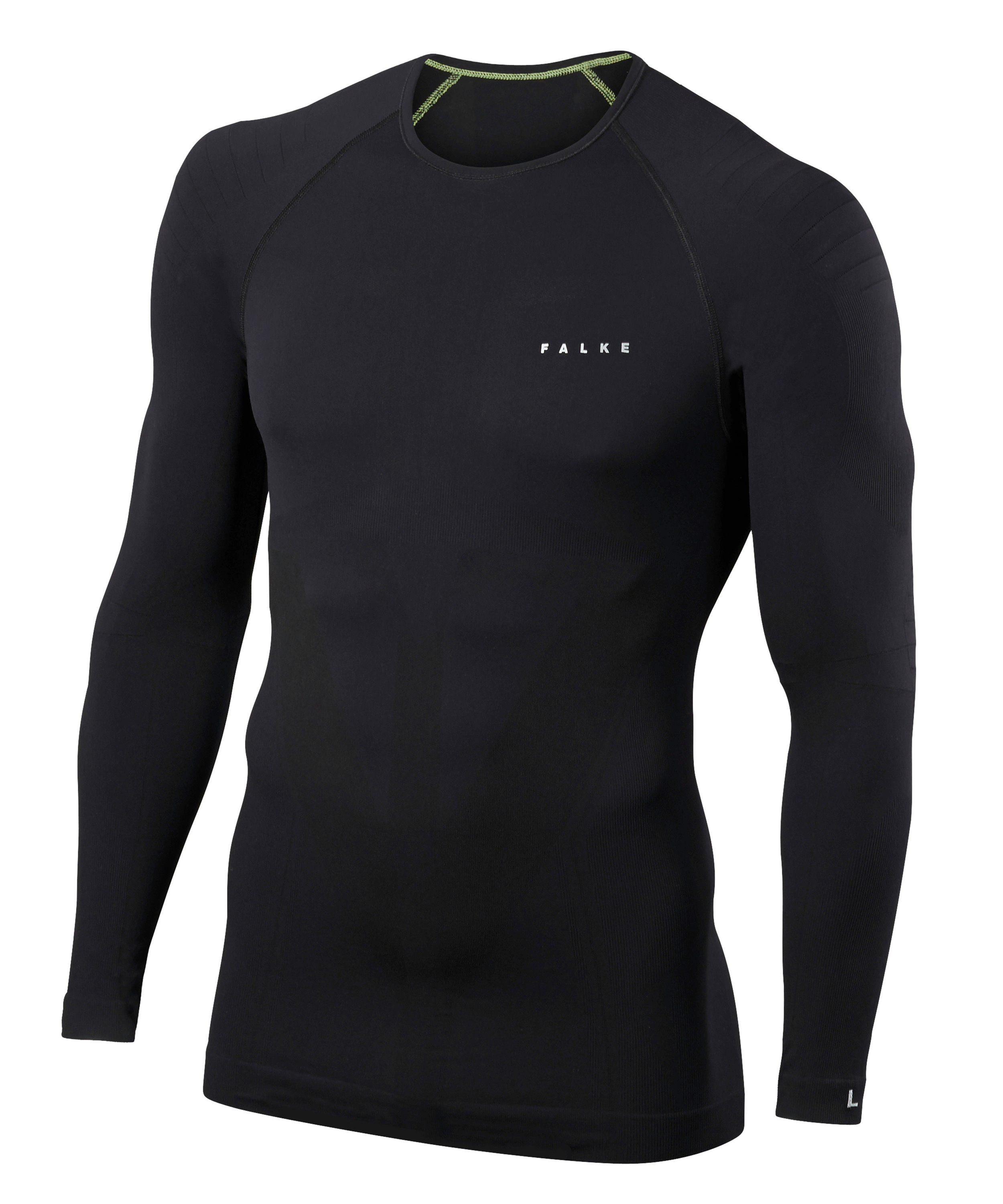 FALKE Ergonomic Sport System Falke Longsleeved Tight Shirt Heren Sportshirt - Zwart - S