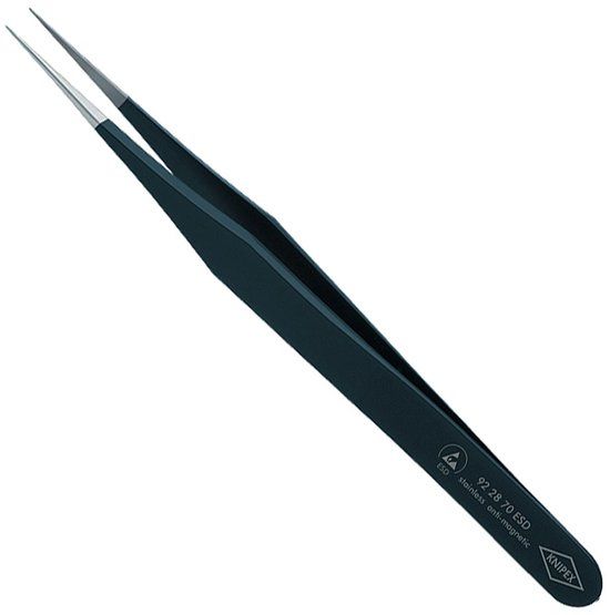 Knipex 92 28 70 ESD Precisiepincet Spits, fijn 110 mm