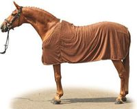 HKM Zweetdeken Bies Fleece Bruin/goud 125