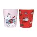 Rätt Start Tasses à emporter Mumin Lilla My 20 cl, Lot de 2 Rouge-rose