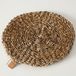 Merkloos Placemat - 8x - zeegras handgemaakt - naturel bruin - D40 cm