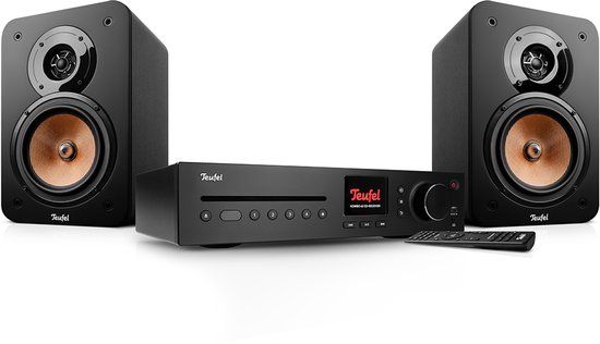 Teufel ULTIMA 20 KOMBO 3 SE - Krachtige stereosysteem met HiFi Boekenplankspeakers - Zwart