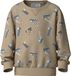 NAME IT Jongens Sweater Lange Mouw Katoen/Polyester Beige Maat 110