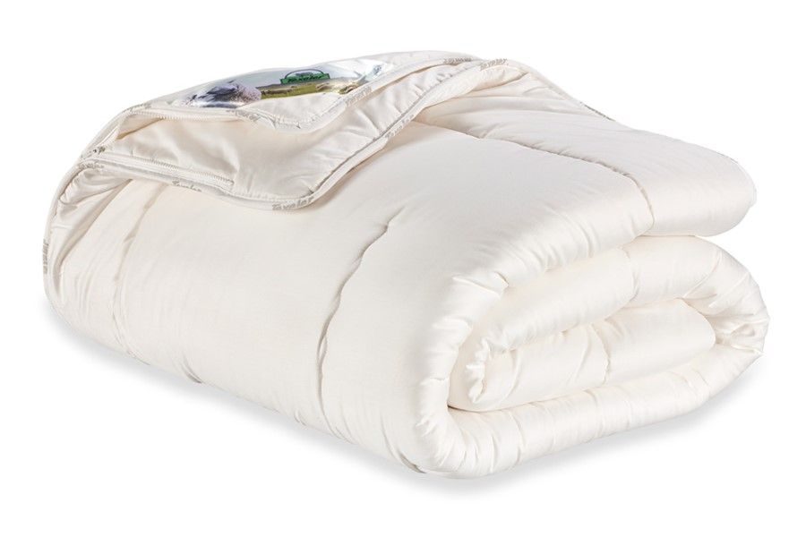 Texeler Dubbel Dekbed Slaapzacht 4-seizoenen - Wol - 240x220 cm - Wit