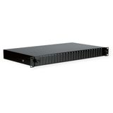 Value 19 glasvezel patchbox, leeg 1 HE, uittrekbaar, geschikt voor 24x SC-DX/LC 4-voudig