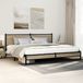 vidaXL Bedframe Metaal Sonoma Eiken 193x203 cm