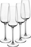 Villeroy & Boch Afina Champagneglas, Set van 4, 120 ml, Kristal, Transparant