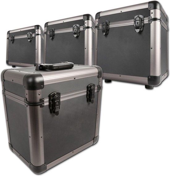 Power Dynamics RC80 Platenkoffer Set (4 stuks) - Titanium