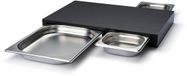 Continenta Snijplank met 3 Inox Laden - Duracore - 50 cm x 33 cm