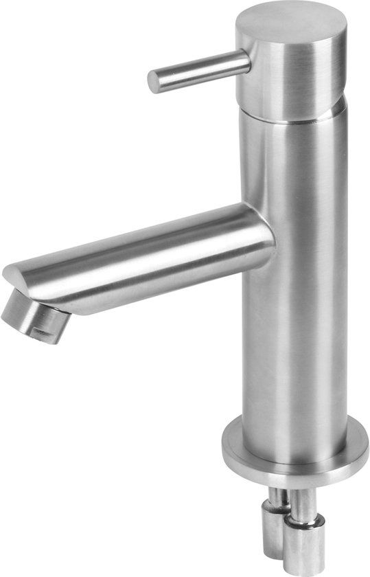 Differnz Wastafelkraan Recht - Mengkraan - Mat Goud - Toiletkraan