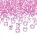 Merkloos Hobby/decoratie diamantjes/steentjes - lichtroze - 200x - 12 mm/1,2 cm - Petite gemmes en plastique