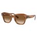 Ray-Ban zonnebril State Street met tortoise print bruin