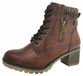 Relife chaussures pour femmes bottines à lacets marron loisirs