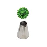 DECORA S/F18 Blistermondstuk, roestvrij staal, zilver, 7 x 4 x 3,5 cm