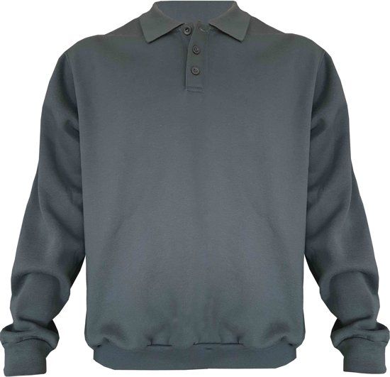 StÃ¸rvik Storvik Napoli Werkpolo sweater Heren Maat L Antraciet Grijs