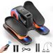 Elliptical trainer for under the desk - Crosstrainer - 12 resistance levels - Remote control - Active and passive mode - Silent - LCD touchscreen - Black