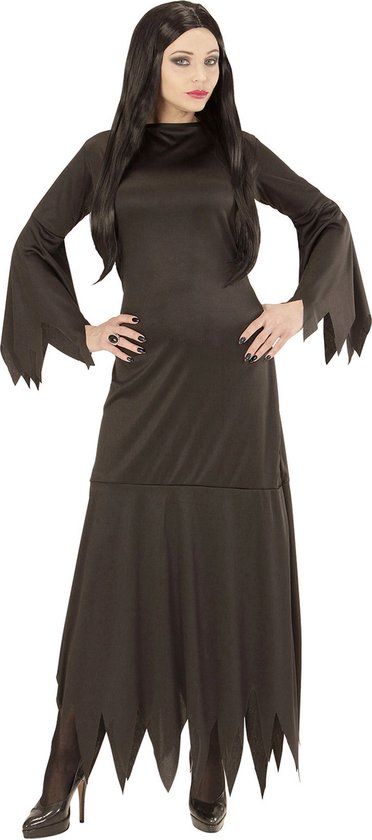 WIDMANN Gothic lady outfit voor vrouwen - M - Zwart - Polyester