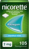 Nicorette Kauwgom 2mg Menthol Mint 105st