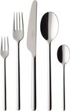 Villeroy & Boch Ella Bestekset - 30-delig - 6 Personen - RVS - Zilver