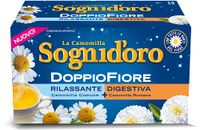 Sogni d'oro Sogni Doro Kamille, dubbele bloem, ontspannend en verterend, 14 filters, goudkleurig, 25,2 g