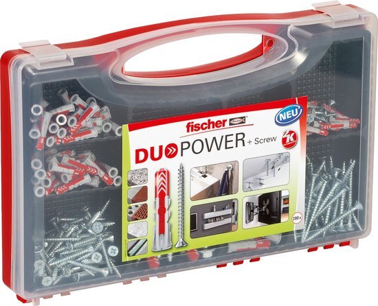 Fischer Redbox DuoPower + schroeven