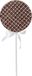 Decoris Lolly foam l3b19h46 cm espresso