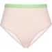 PINKO Incanto 2 Slip Pizzo Indemagliato Jacquard C/logo Pink/green Taille: XS