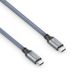 sonero SPC-U330-010 USB-kabel USB 3.2 Gen 2 (3.1 Gen 2) 1 m USB C 10 Gbit/s 100 W Blauw, Grijs