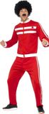 Smiffys Smiffy Retro Trainingspak heren rood - Maat XL