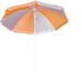 Gebro Parasol - orange/blanc - D120 cm - protection UV - incl. sac de transport
