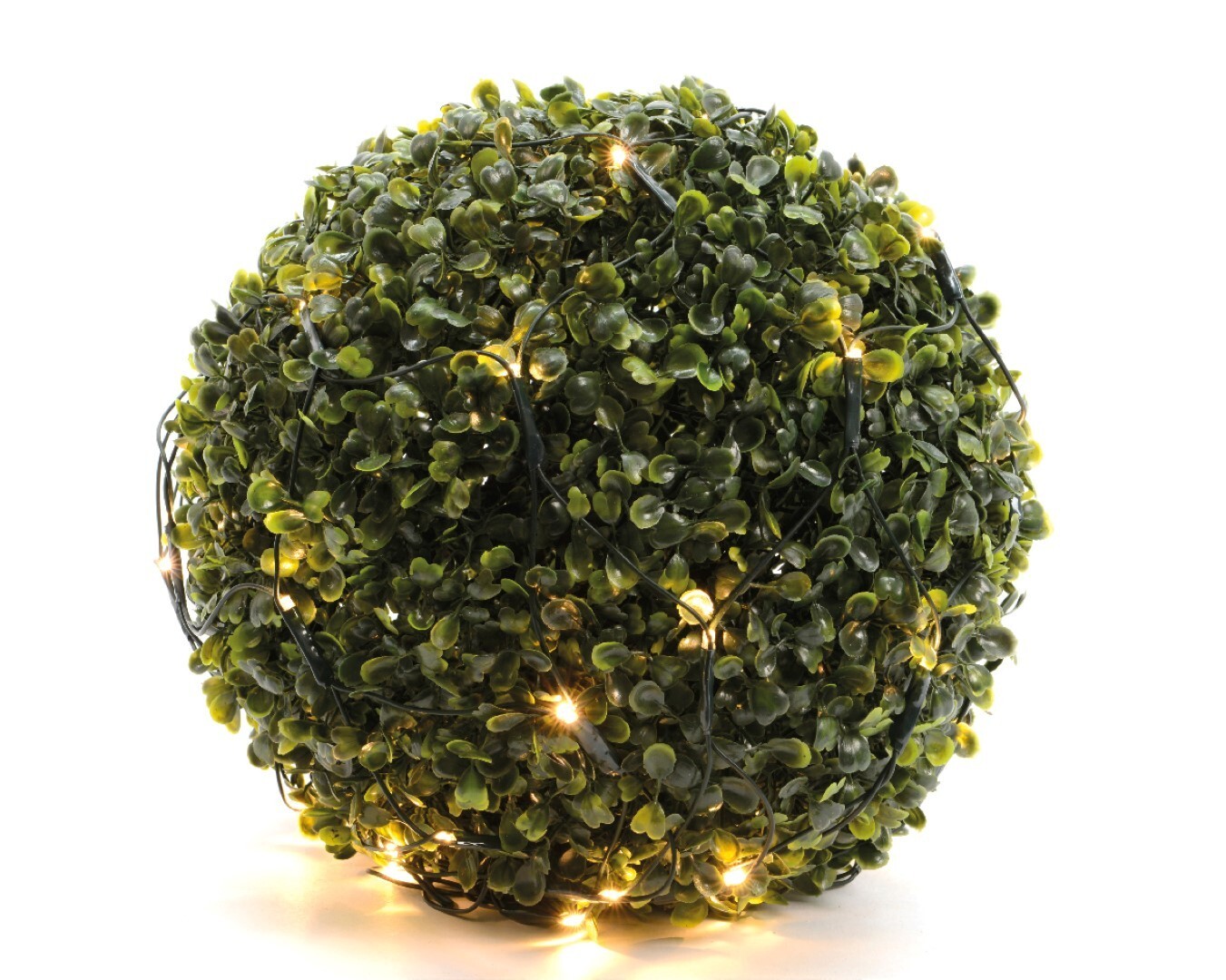 Lumineo LED netverlichting buxus buit diameter 35cm-60L groen warm wit