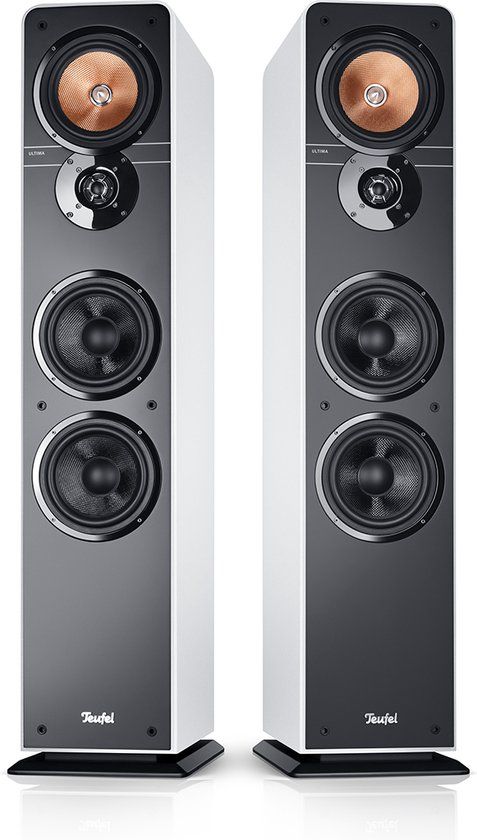 Teufel ULTIMA 40 - Vloerstaande hifi stereo speakers - Set van 2 - wit