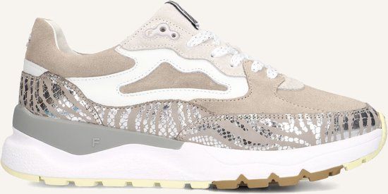 Floris van Bommel Sfw-10163 Treni Lage Sneakers Dames Suède Beige Maat 42