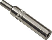 BKL Electronic 1108005 Jackplug 6.35 mm Mono Zilver 1 stuk(s)