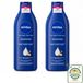 Nivea Lait pour le corps 2 x 400 ml - Peau sèche à très sèche - Huile d'amande douce
