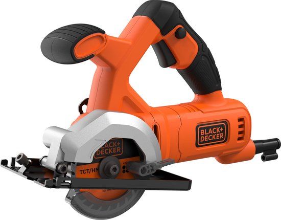 BLACK+DECKER BES510-QS Mini Cirkelzaag - 400W - 85mm - Incl. 2 Zaagbladen