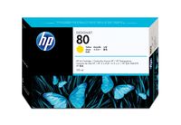 HP 80 cartouche d'encre jaune - 175ml - C4873A